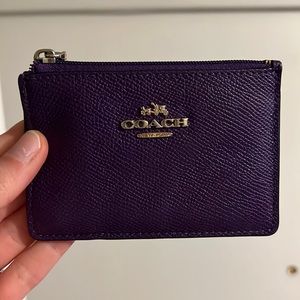 Purple Coach Wallet